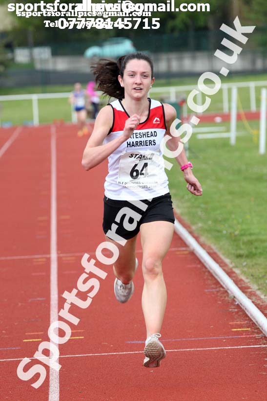 Senior womens 5000 metres, 2019 North Eastern Track and Field Champs., Middlesbrough. Photo:  David T. Hewitson/Sports for All Pics